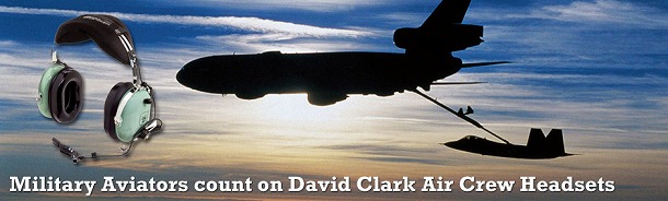David Clark H10-56 ヘリコプターヘッドセット　ジャンク品