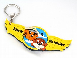 Stick＆Rudder　３Ｄキーホルダー