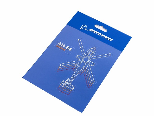 【Boeing AH-64 Motion Program Waterproof Sticker】 ボーイング 防水 ステッカー