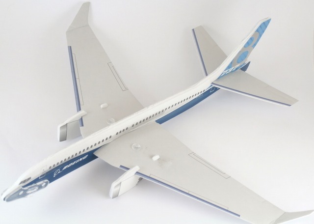 ボーイング 組み立て式 737 MAX 飛行機 グライダー