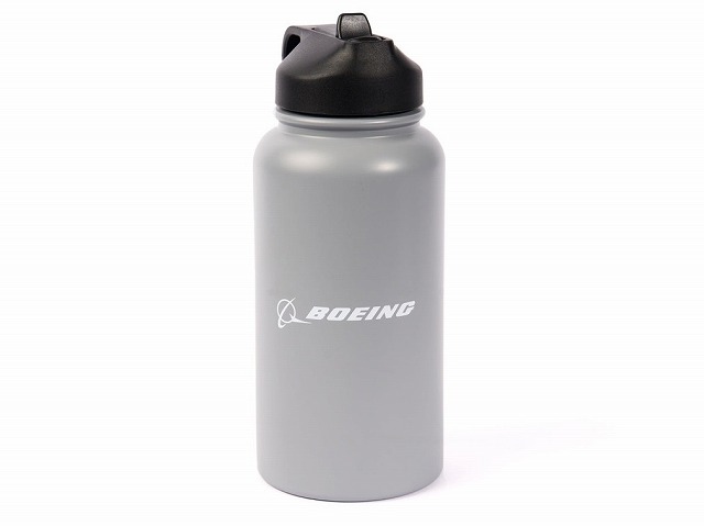 【Boeing Motion Program Water bottle Grey】ボーイング ロゴ ウォーターボトル グレー