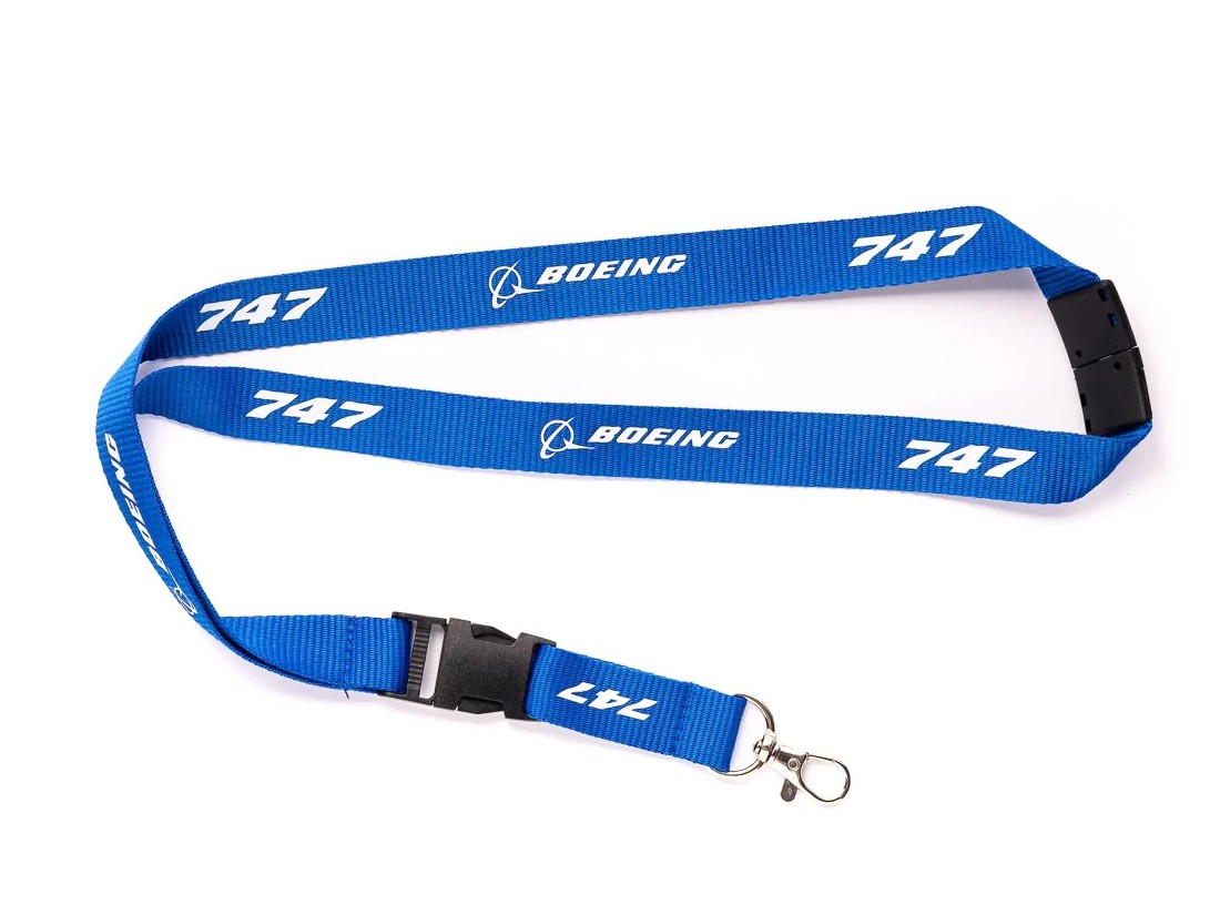 【BOEING】　ボーイング Stratotype 747 ネックストラップ