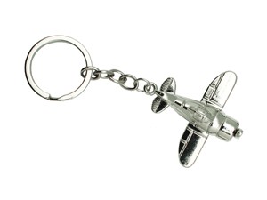 【Silver Airplane Key Chain】 シルバー エアプレーン キーホルダー 飛行機