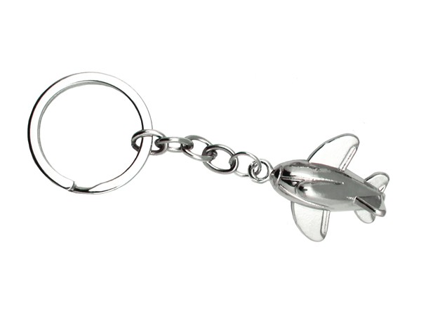 【Silver Jet Key Chain】 シルバー ジェット キーホルダー 飛行機