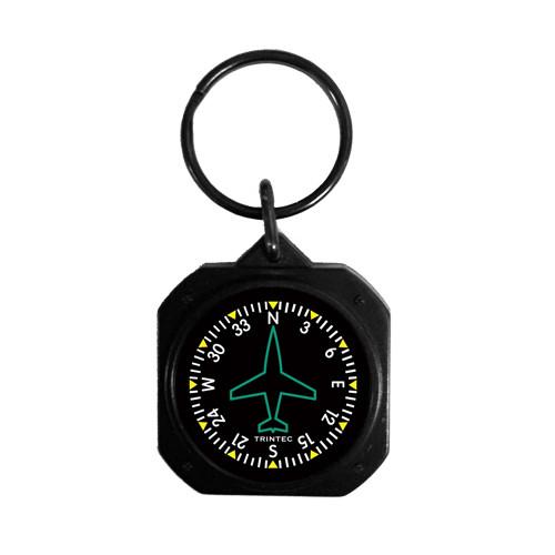 【Trintec Classic Directional Gyro Keychain】 航空計器 キーホルダー KC62