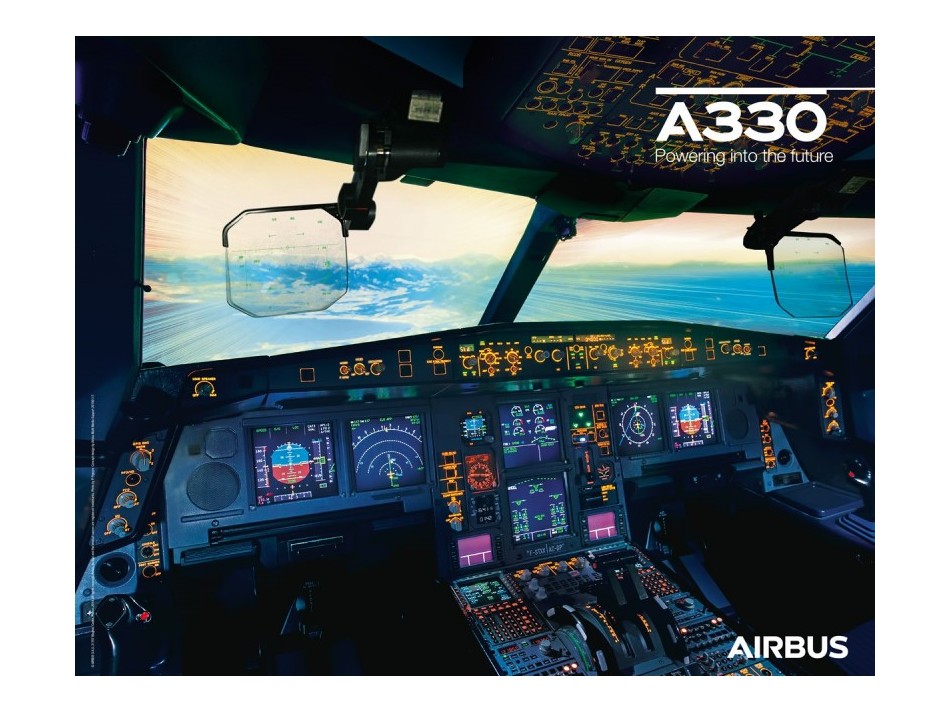 【AIRBUS】 エアバス A330neo コックピット ポスター