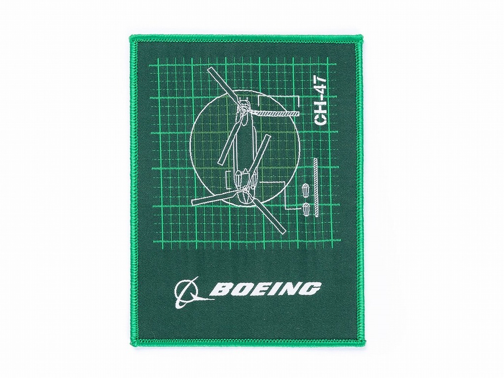 【Boeing CH-47 Chinook Aero Graphic Patch】 ボーイング 刺繍 ワッペン パッチ
