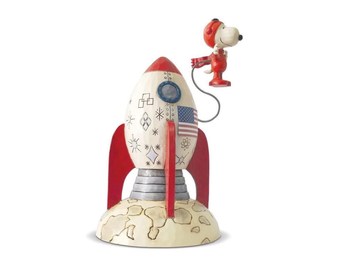 【Snoopy Astronaut Display】 スヌーピー 宇宙飛行士 スペースシャトル  フィギュア