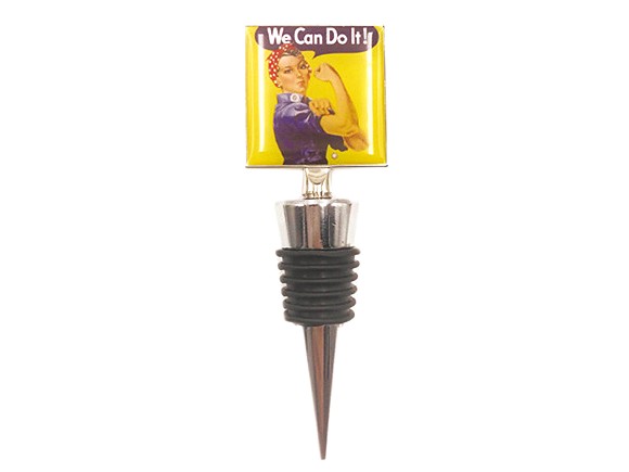 【Rosie The Riveter Bottle Stopper】 ワインストッパー ワイン栓 ボトルストッパー