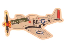 【P-51 Colored Wood Sticker】 ウッドステッカー
