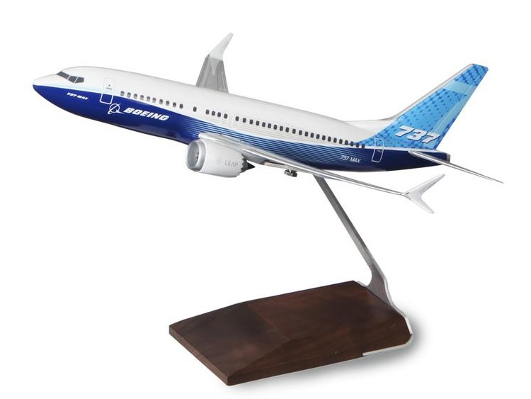 ボーイング 737 MAX 7 Resin 1:100 Model ダイキャスト