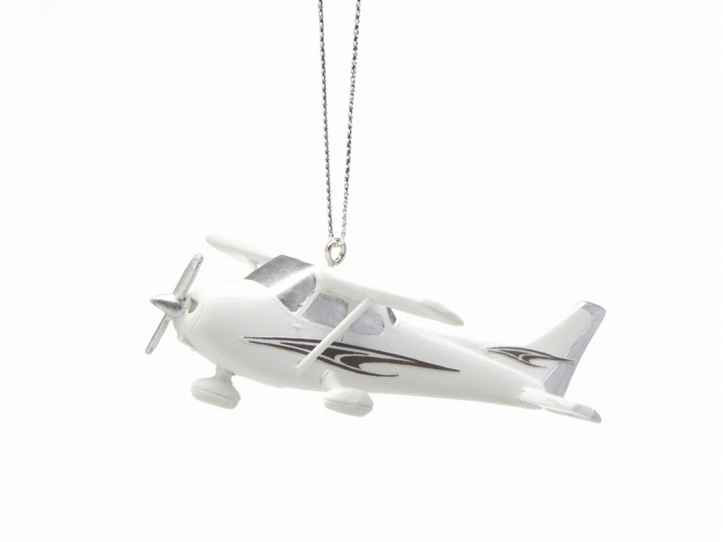 【Cessna 172 Skyhawk Christmas Ornament】 セスナ 172  飛行機 オーナメント