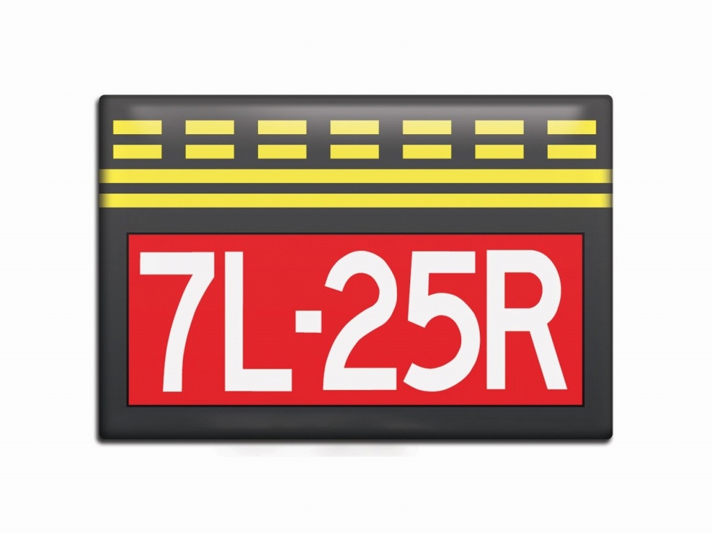 7L-25R ランウェイ マグネット