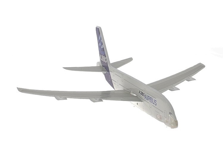 【AIRBUS】 エアバス A380 Glider フライグライダー ゴム飛ばし 飛行機