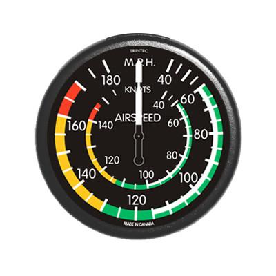 【Trintec Classic Airspeed Magnet】 航空計器 速度計 マグネット FMR61