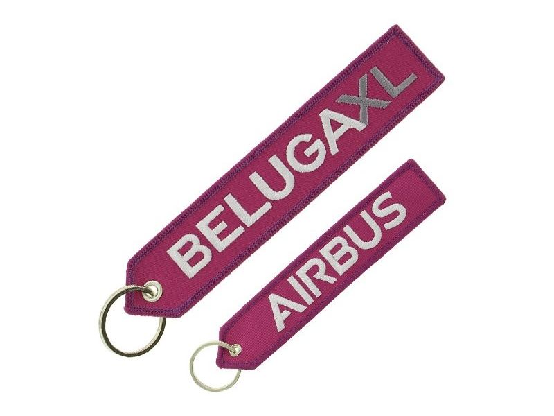 【BELUGAXL/AIRBUS】 エアバス 刺繍 キーリング
