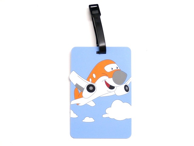 【AIRPLANE LUGGAGE TAG】 飛行機 ネームタグ ラゲッジタグ