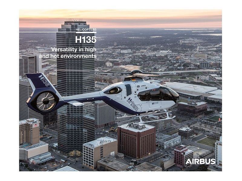 【AIRBUS】 エアバス H135 ヘリコプター ポスター