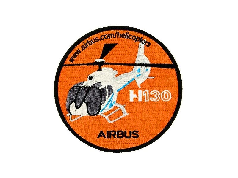 Airbus H130 Embroidered patch エアバス ヘリコプター 刺繍 ワッペン