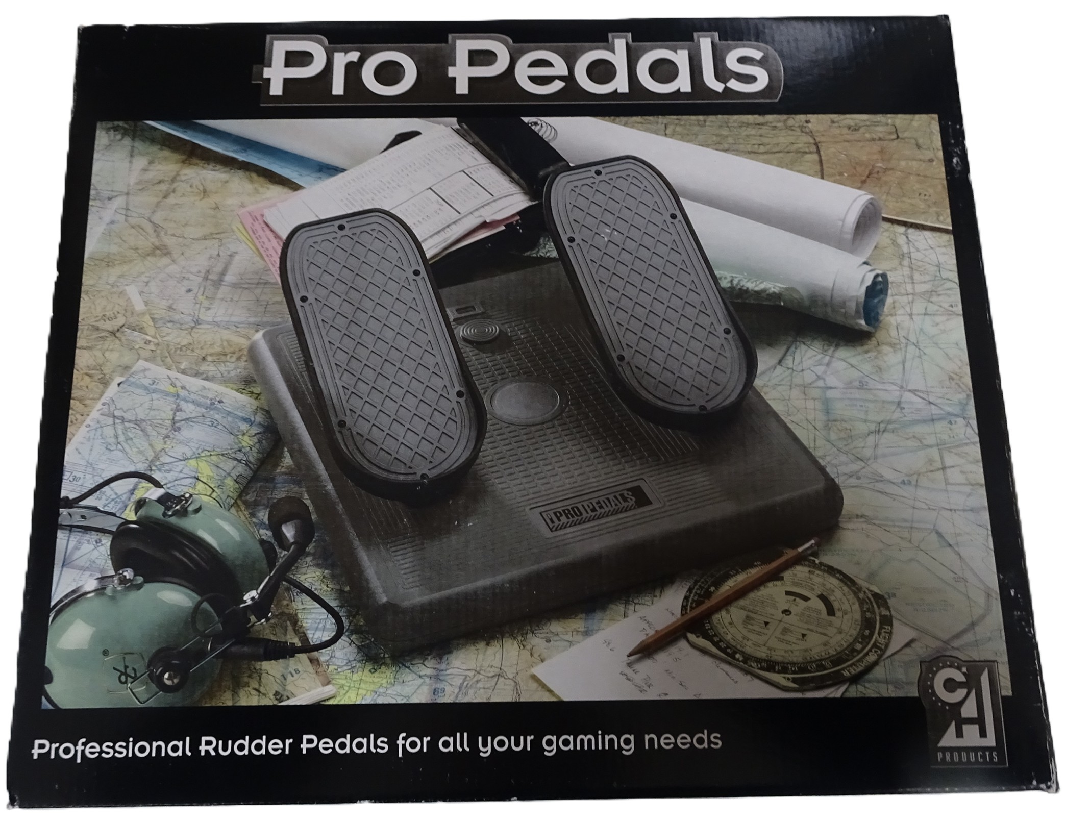 CH Products Pro Rudder Pedals (300-111) Flight Pedal