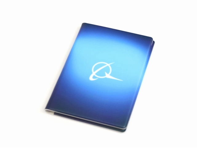 【Boeing Living Blue Passport Cover】 ボーイング パスポートカバー