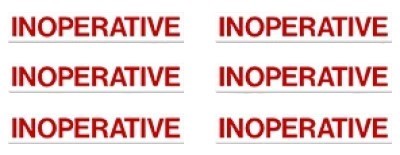 『INPERATIVE』プラカード