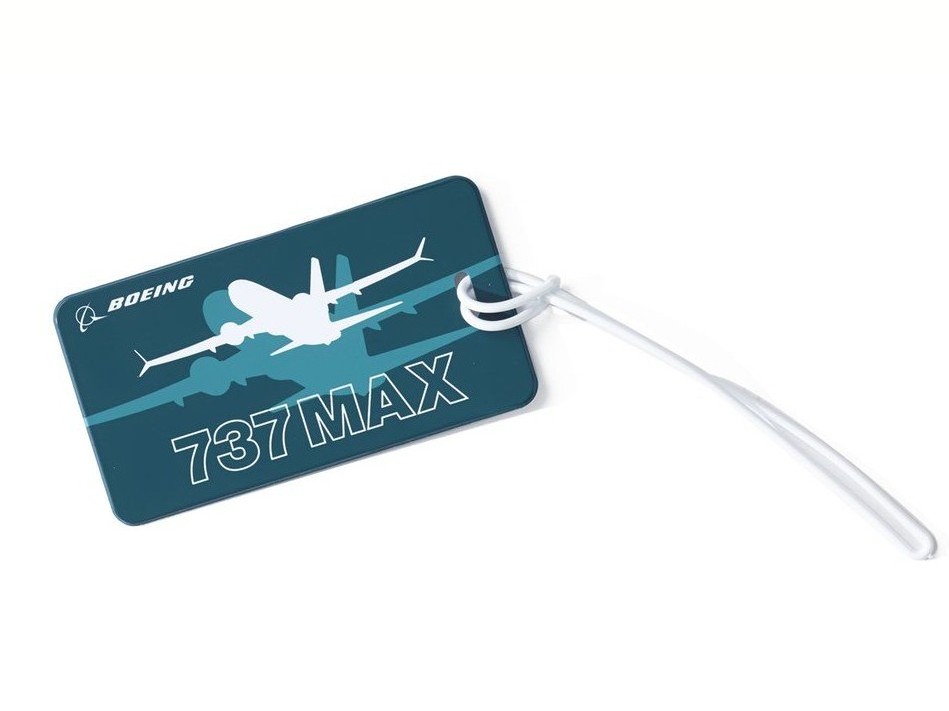 【Boeing Shadow Graphic】 ボーイング 737 MAX ラゲッジタグ