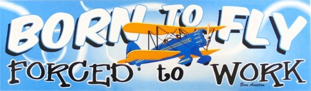 『Born To Fly』 バンパーステッカー