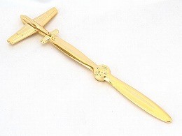 Airplane レターオープナー k24gp （飛行機 ペーパーナイフ）