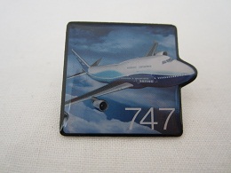 【BOEING】　ボーイング 747 ピクチャー ピン