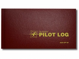 ASA STANDARD PILOT LOG - BURGUNDY (ASA-SP-40)