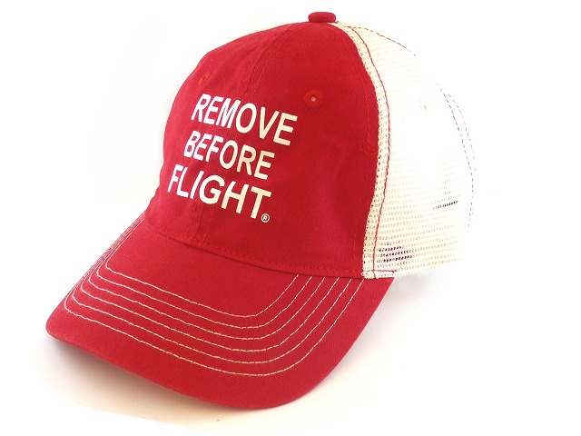 Remove Before Flight メッシュ キャップ