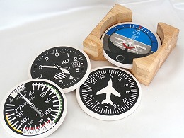 計器パネル ストーン コースターセット