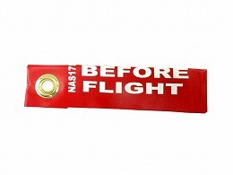 National Aerospace Standard 6"Remove Before Flight Streamer