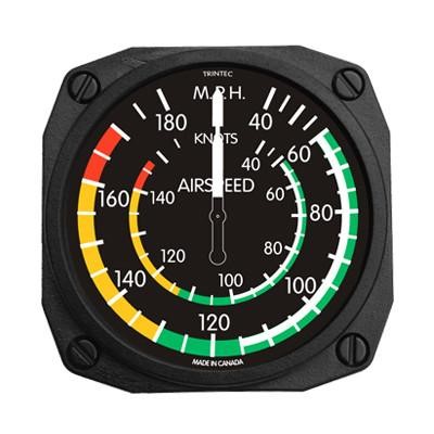 【Trintec Classic Airspeed Magnet】 航空計器 速度計 マグネット FM61