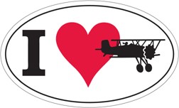 『I LOVE FLYING』ステッカー