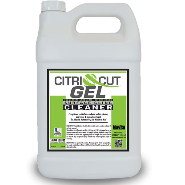 NUVITE CITRI-CUT GEL CLING CLEANER