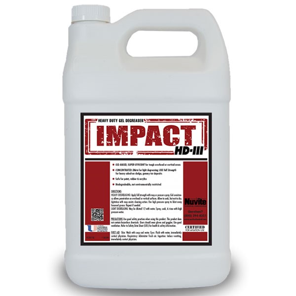 NUVITE IMPACT HD-III HEAVY DUTY GEL DEGREASER