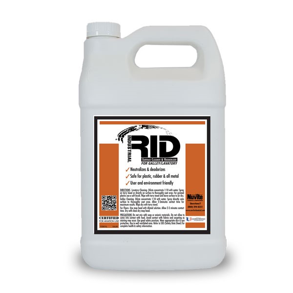 NUVITE RID GALLEY & LAVATORY SURFACE CLEANER