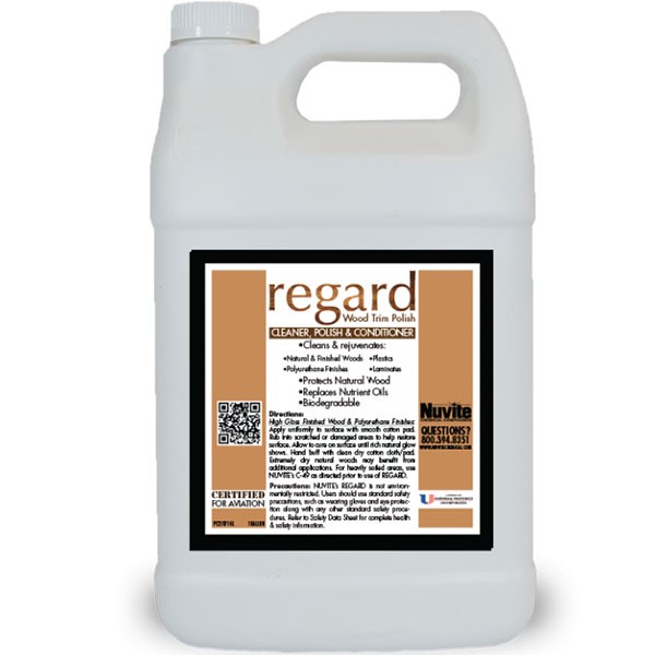 NUVITE REGARD WOOD TRIM POLISH AND CLEANER