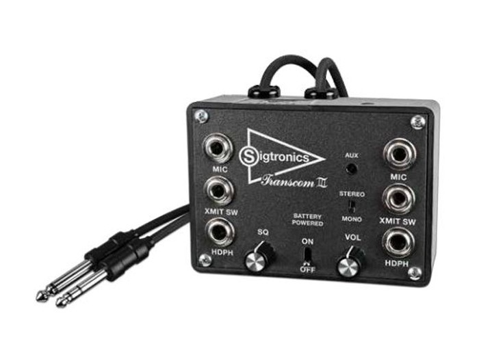 SIGTRONICS TRANSCOM Ⅲ PORTABLE INTERCOM 2人用 ステレオ インターコム