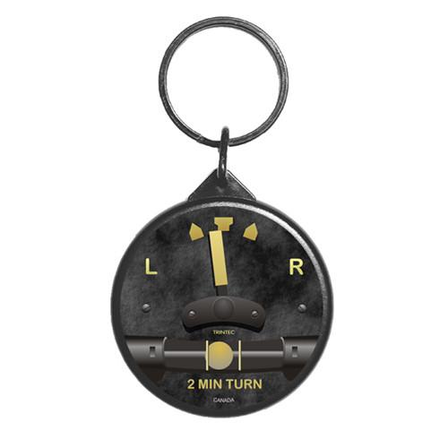 【Trintec Vintage Turn & Bank Keychain】 航空計器 キーホルダー KCRV66
