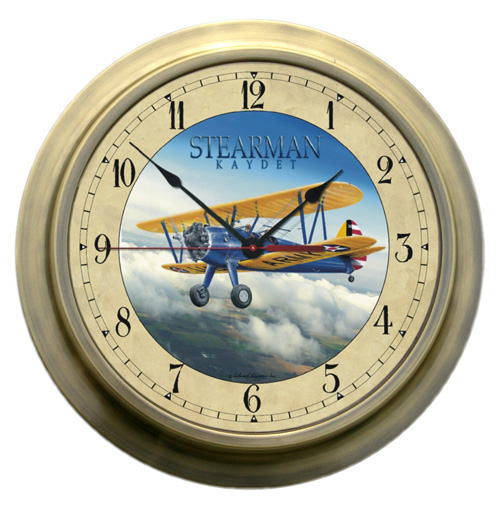 ステアマン（Stearman）ゴールドタイプ　壁掛時計