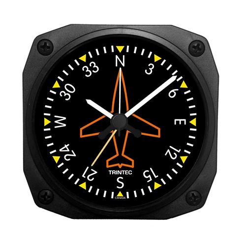 【Trintec Classic Directional Gyro Alarm Clock】 航空計器 目覚し時計 DM62