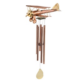 【Biplane Wind Chime】 飛行機 ウインド チャイム
