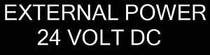24 VOLT DC Decal