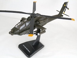 AH-64 アパッチ (Apache) 11" ヘリコプター ダイキャスト 1：55