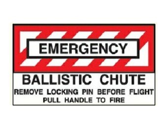 ☆BALLISTIC CHUTE　DECAL
