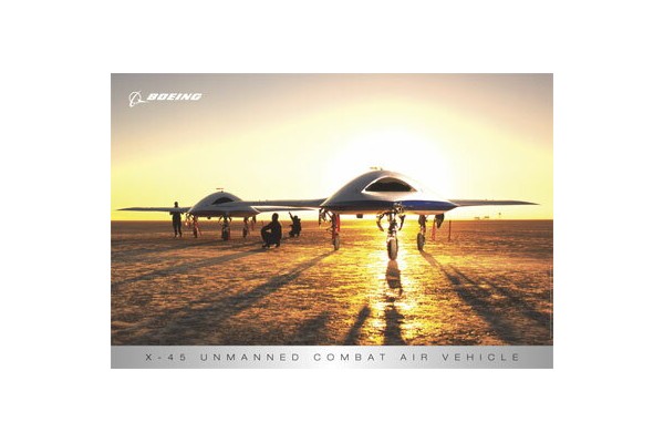 Ｘ－４５ ＵＣＡＶ（無人戦闘攻撃機）　ポスター