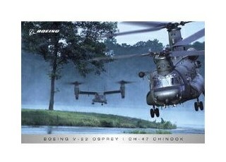 BOEING オスプレイ＆チヌークポスター